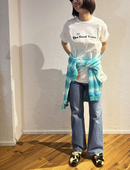 S/S GIANT 16/-OE PIGMENT TEE(News Paper)