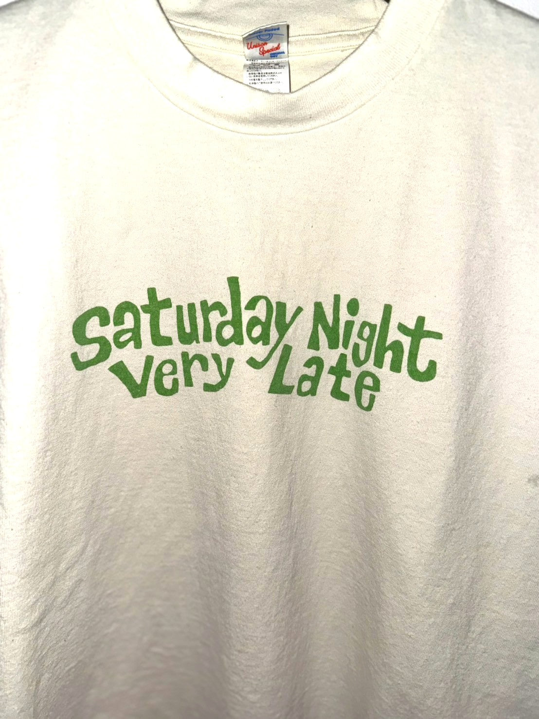 GIANT Tube S/S TEE(LATE NIGHT)  DEL:3月