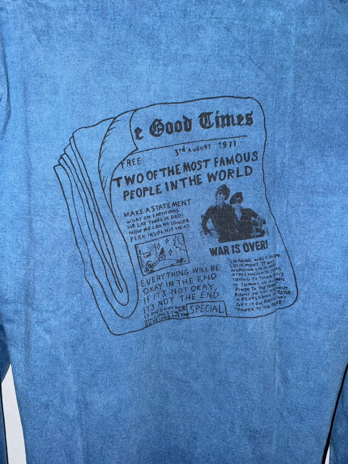 GIANT Tube L/S TEE(NewsPaper) DEL:2月