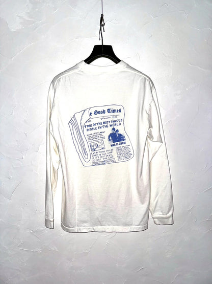 GIANT Tube L/S TEE(NewsPaper) DEL:2月