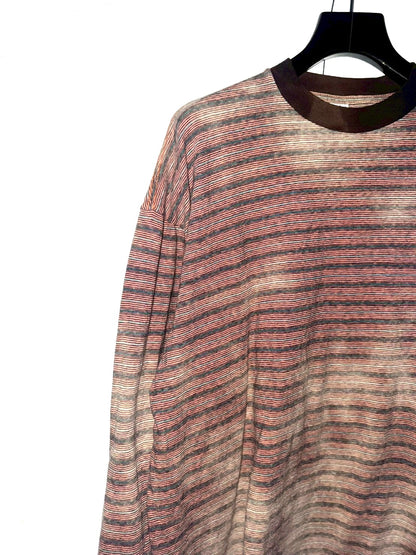 GIANT MULTI BORDER L/S TEE  DEL:2月