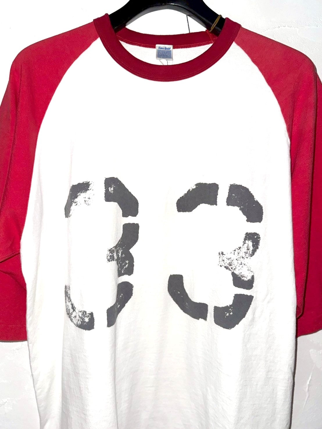 RAGLAN AGED TEE 33  DEL:3月