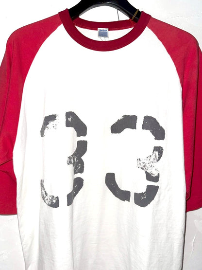 RAGLAN AGED TEE 33  DEL:3月