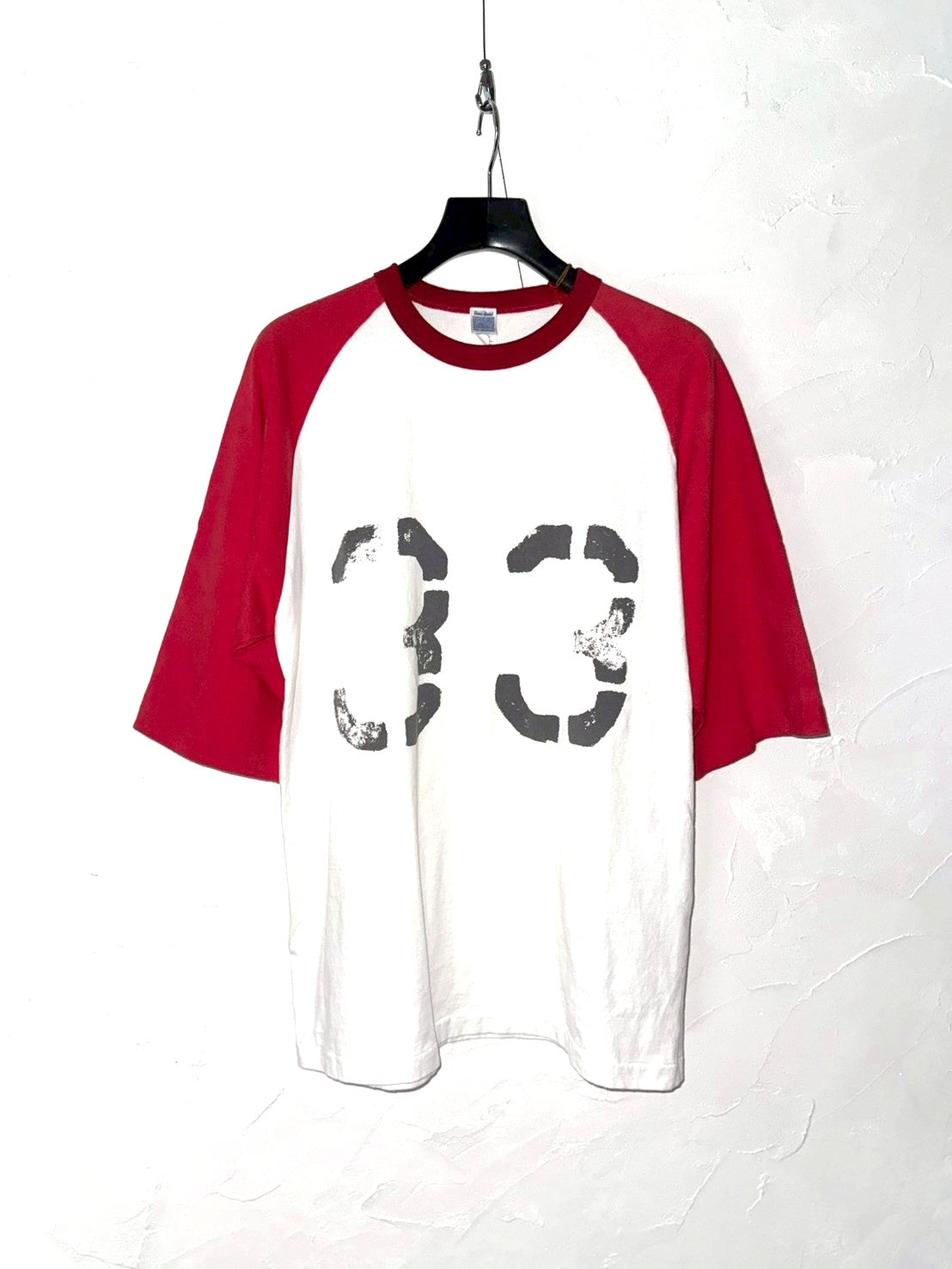 RAGLAN AGED TEE 33  DEL:3月