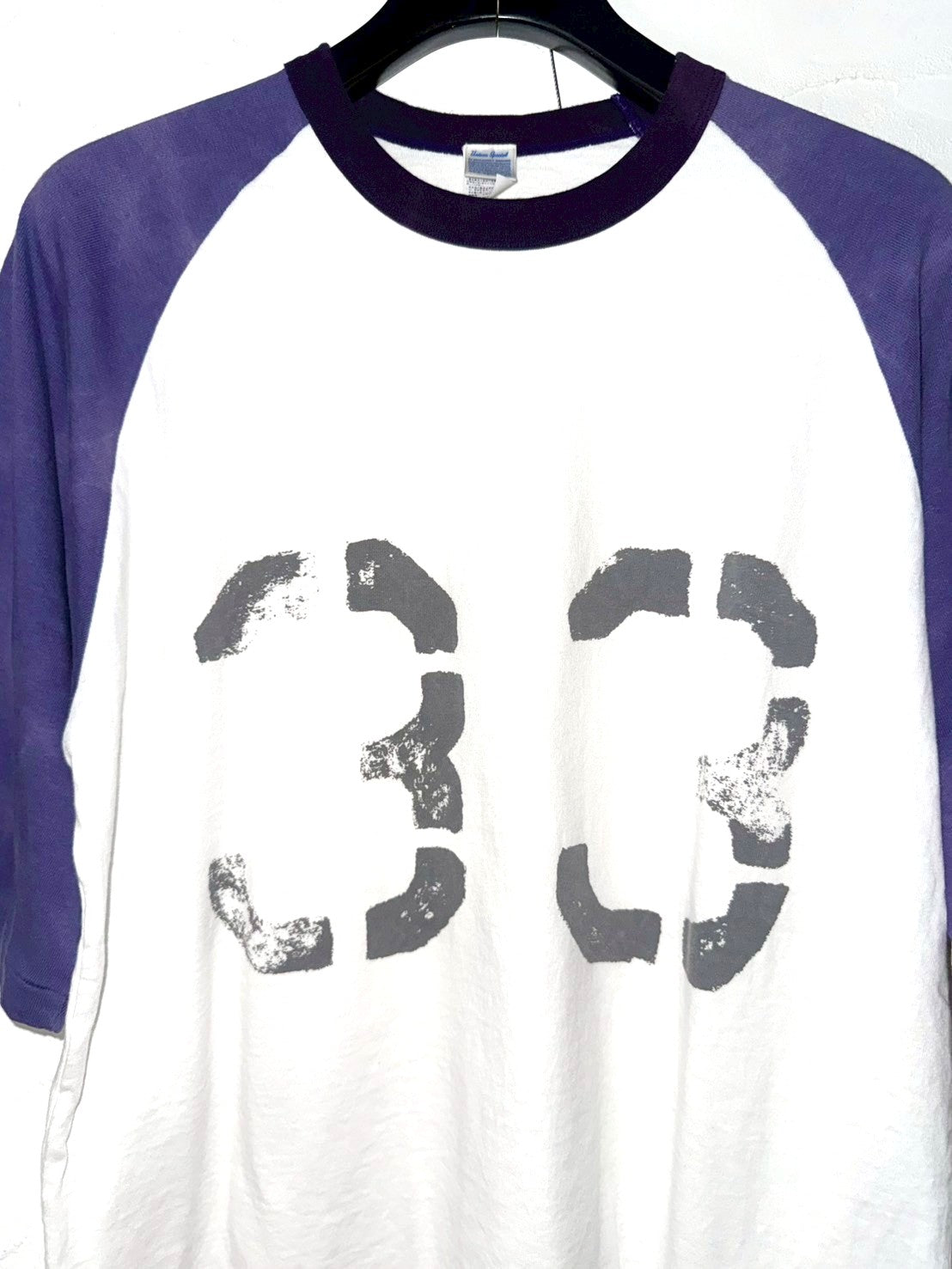 RAGLAN AGED TEE 33  DEL:3月