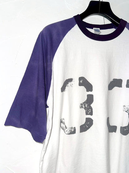 RAGLAN AGED TEE 33  DEL:3月