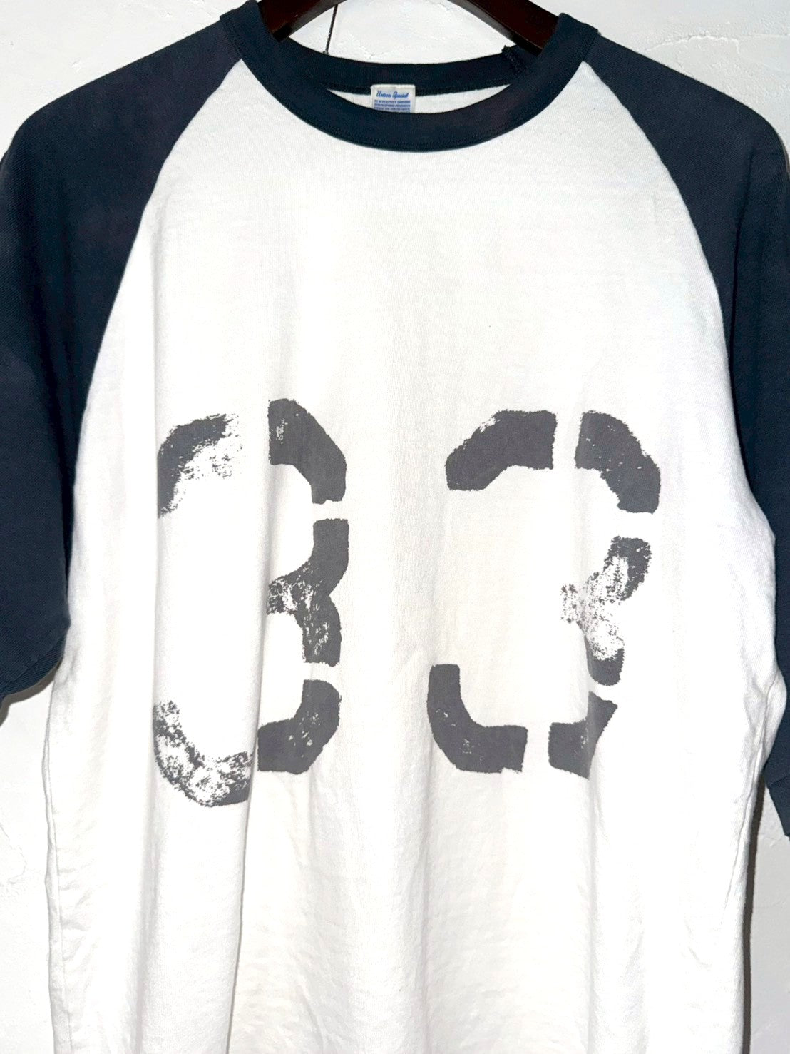 RAGLAN AGED TEE 33  DEL:3月