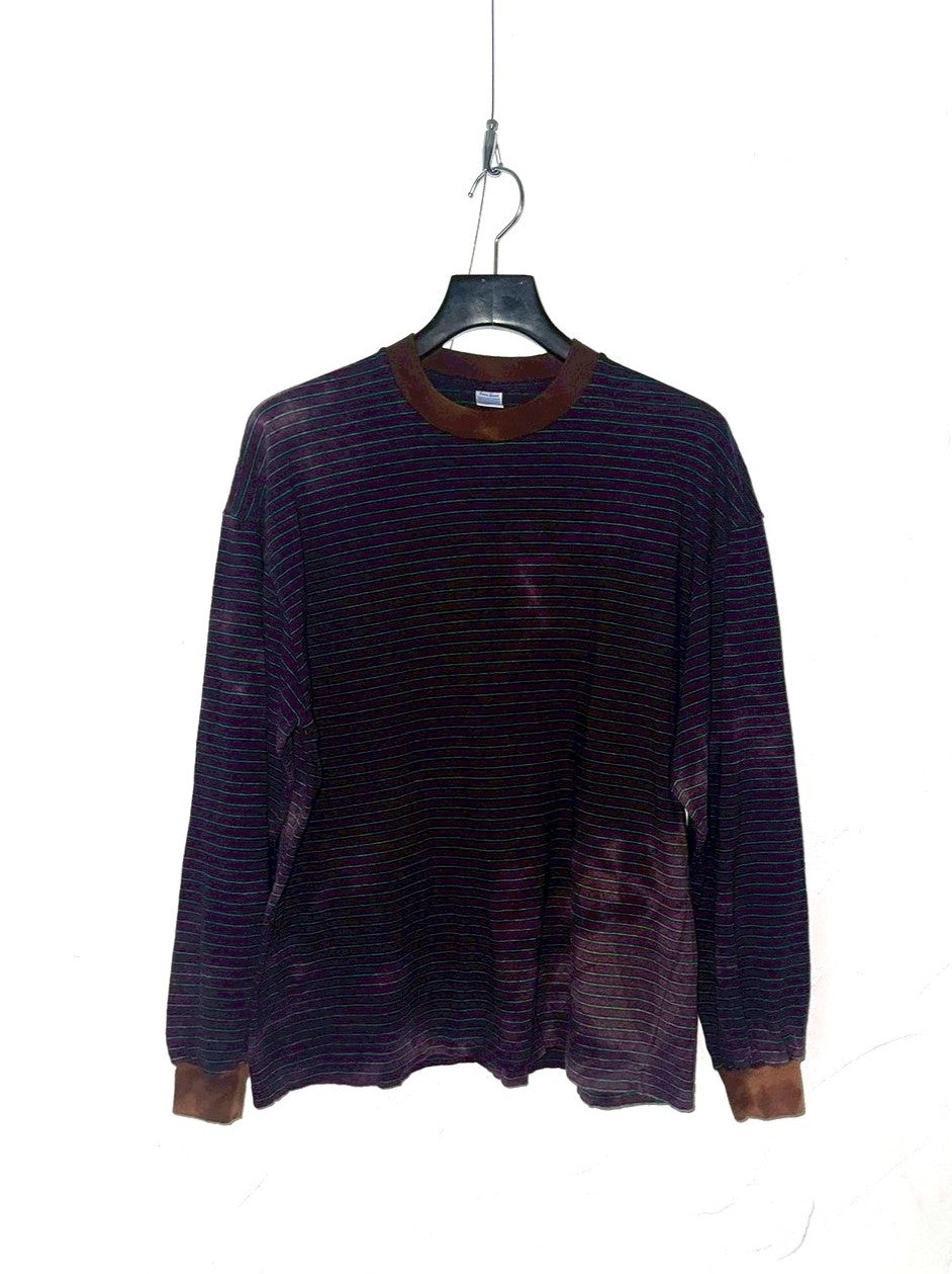 GIANT MULTI BORDER L/S TEE  DEL:2月