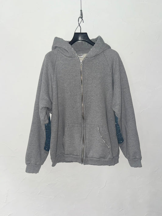 Faded ZiP Hoodie（DAMAGE)