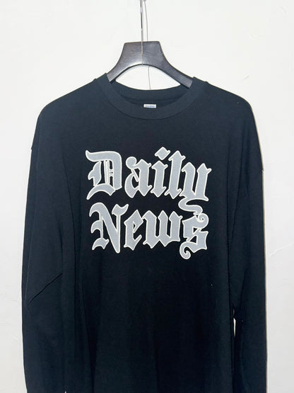 ★26AW★GIANT RAFFY PRINT L/ST(Daily News)