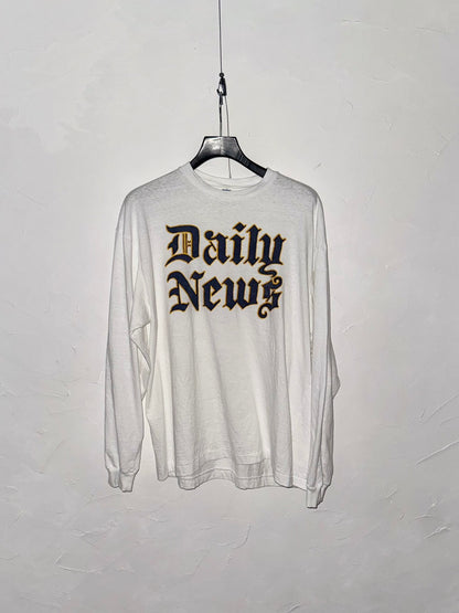 ★26AW★GIANT RAFFY PRINT L/ST(Daily News)