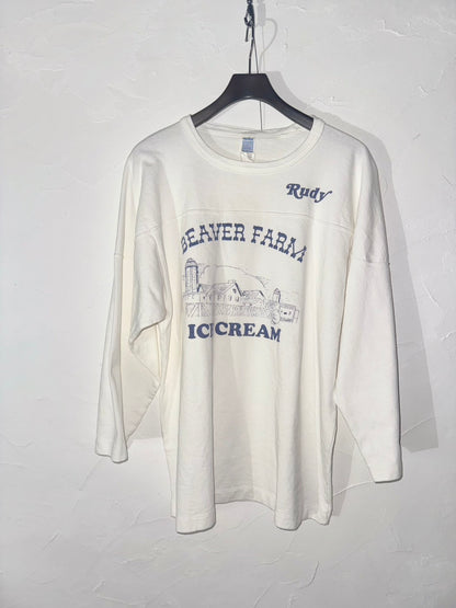 WELL JERSEY FOOTBALL TEE(ICE CREAM)