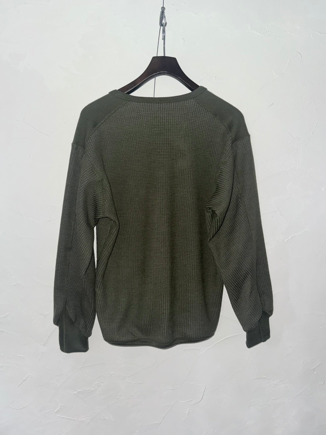 ★26AW★WOOL WAFFLE ZIP CARDIGAN