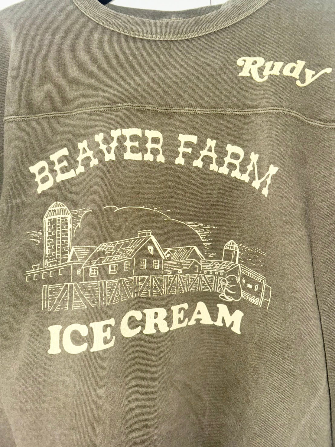 WELL JERSEY FOOTBALL TEE(ICE CREAM)