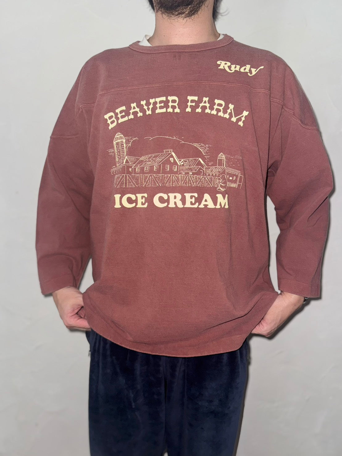 WELL JERSEY FOOTBALL TEE(ICE CREAM)