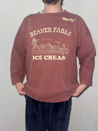 WELL JERSEY FOOTBALL TEE(ICE CREAM)
