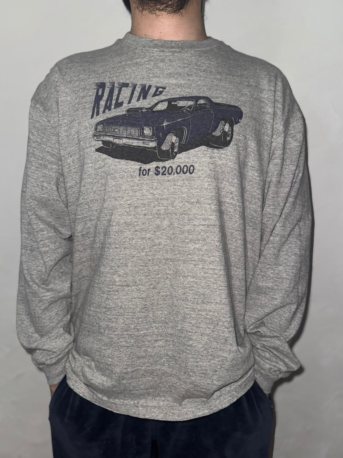 ★26AW★GIANT RAFFY PRINT L/ST(RACING$$)