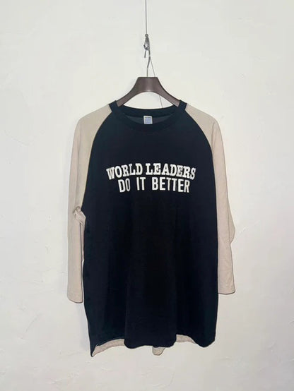 ★26AW★C/R RAGLAN TEE(WORLD LEADERS)
