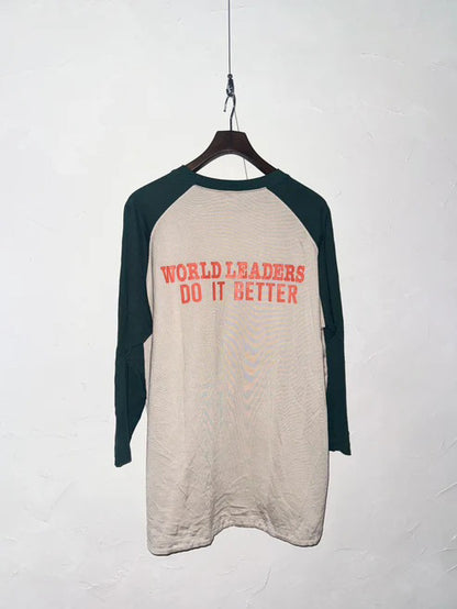 ★26AW★C/R RAGLAN TEE(WORLD LEADERS)