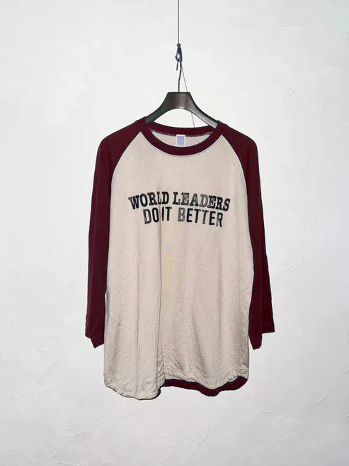 ★26AW★C/R RAGLAN TEE(WORLD LEADERS)
