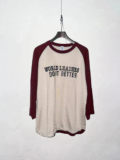 ★26AW★C/R RAGLAN TEE(WORLD LEADERS)