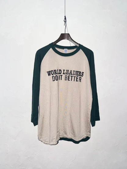 ★26AW★C/R RAGLAN TEE(WORLD LEADERS)