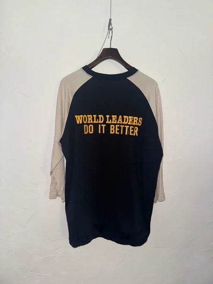 ★26AW★C/R RAGLAN TEE(WORLD LEADERS)