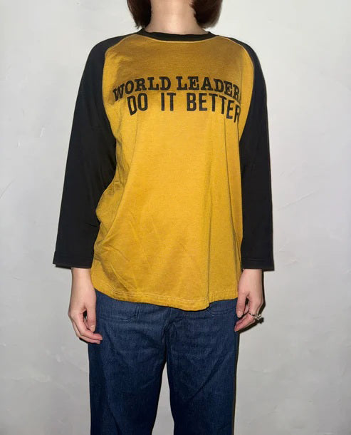 ★26AW★C/R RAGLAN TEE(WORLD LEADERS)