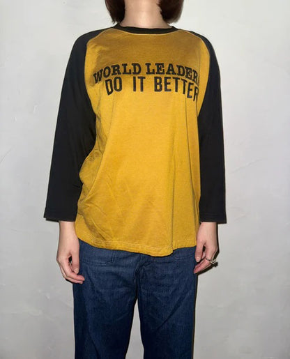 ★26AW★C/R RAGLAN TEE(WORLD LEADERS)