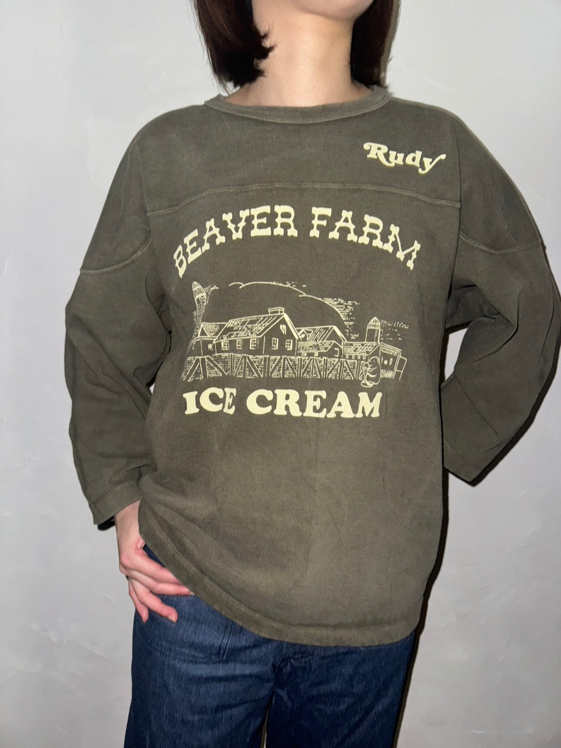 WELL JERSEY FOOTBALL TEE(ICE CREAM)