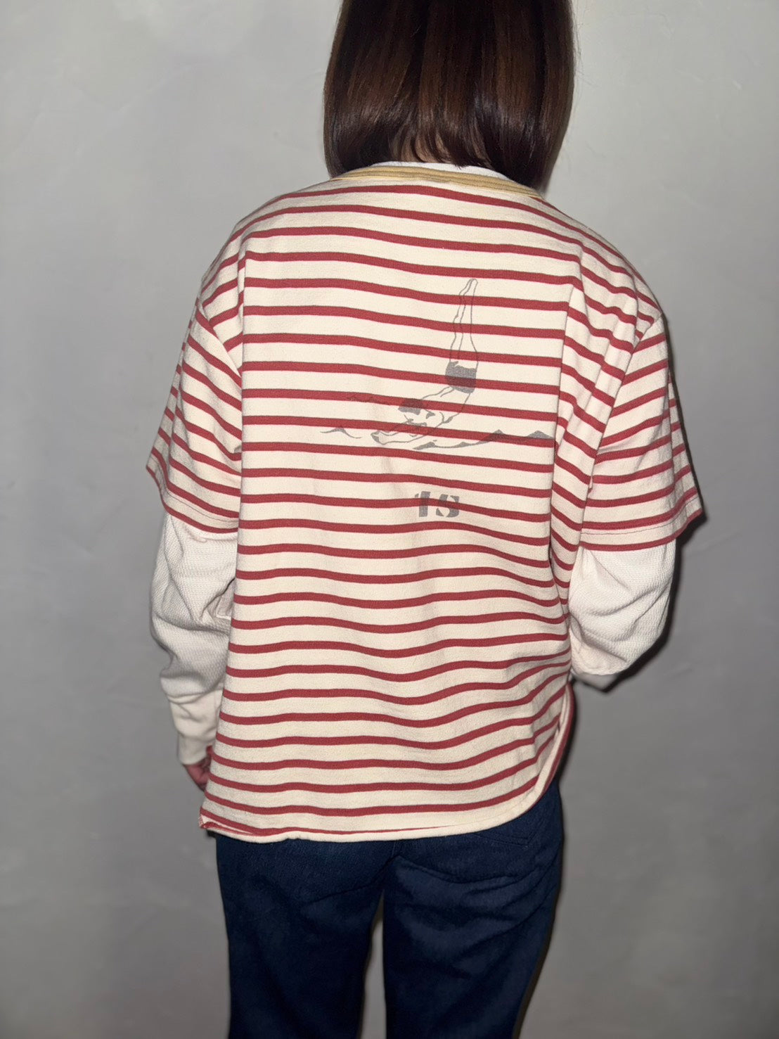 BORDER TEE（CONEY)