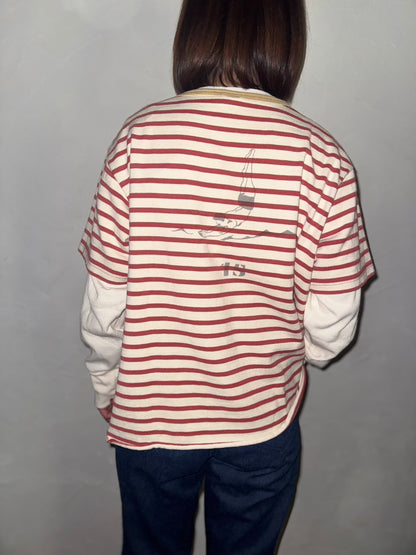 BORDER TEE（CONEY)
