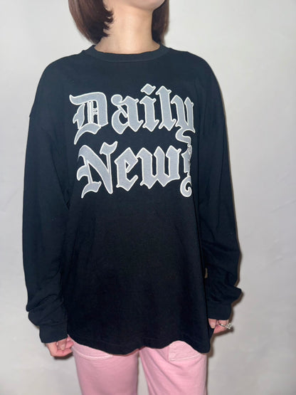 ★26AW★GIANT RAFFY PRINT L/ST(Daily News)