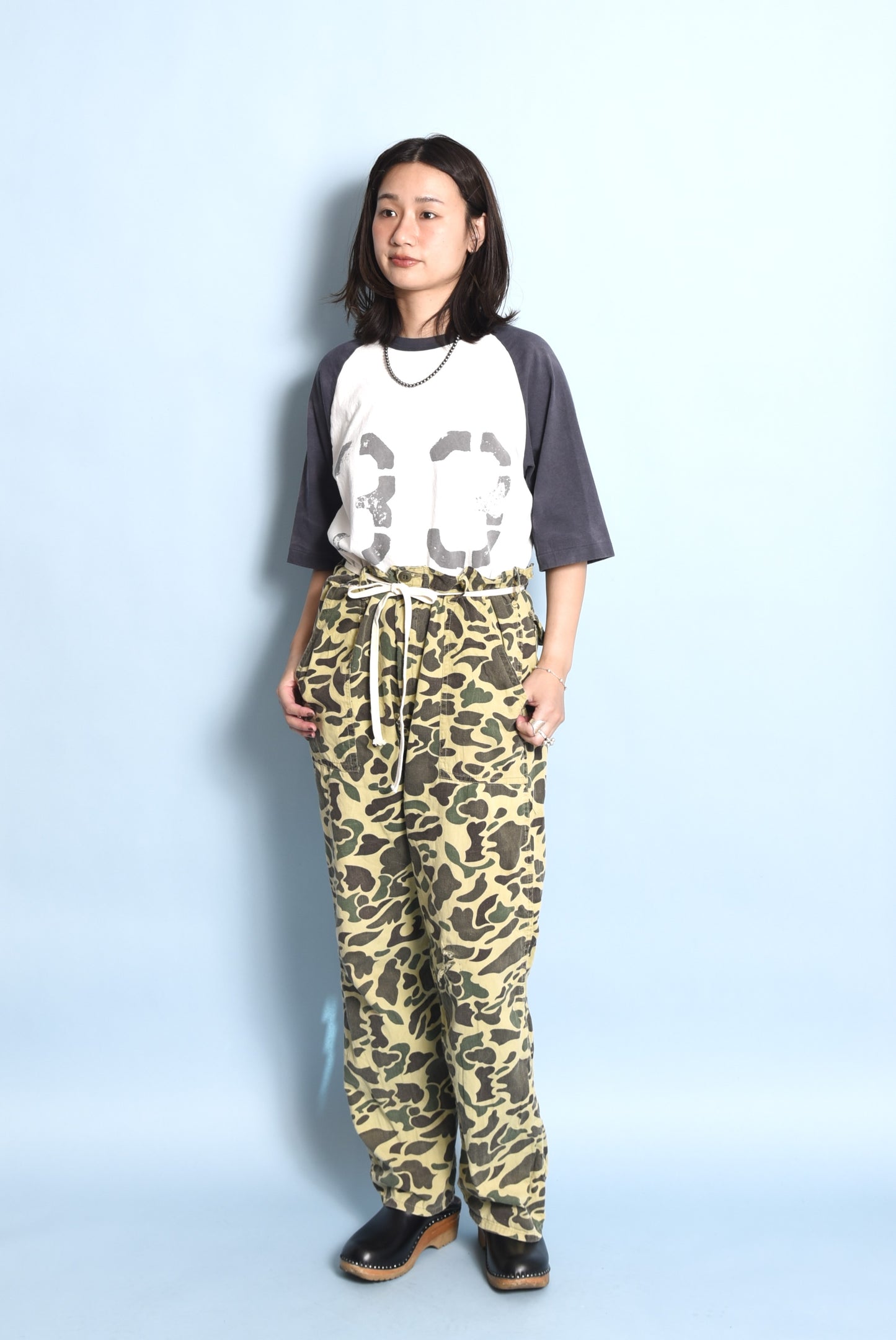 RAGLAN AGED TEE 33  DEL:3月