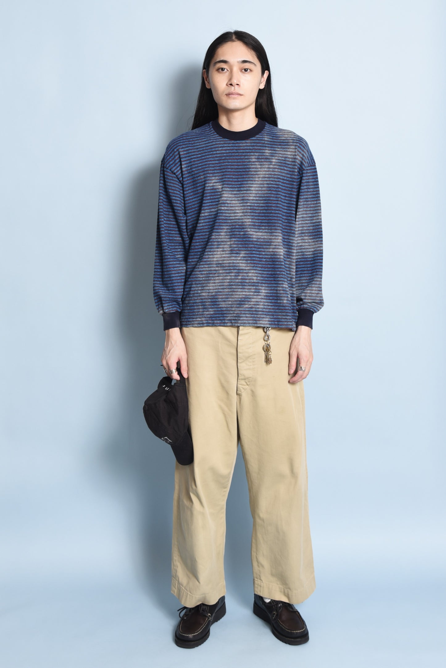 GIANT MULTI BORDER L/S TEE  DEL:2月