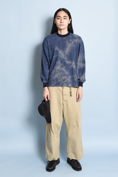 GIANT MULTI BORDER L/S TEE  DEL:2月