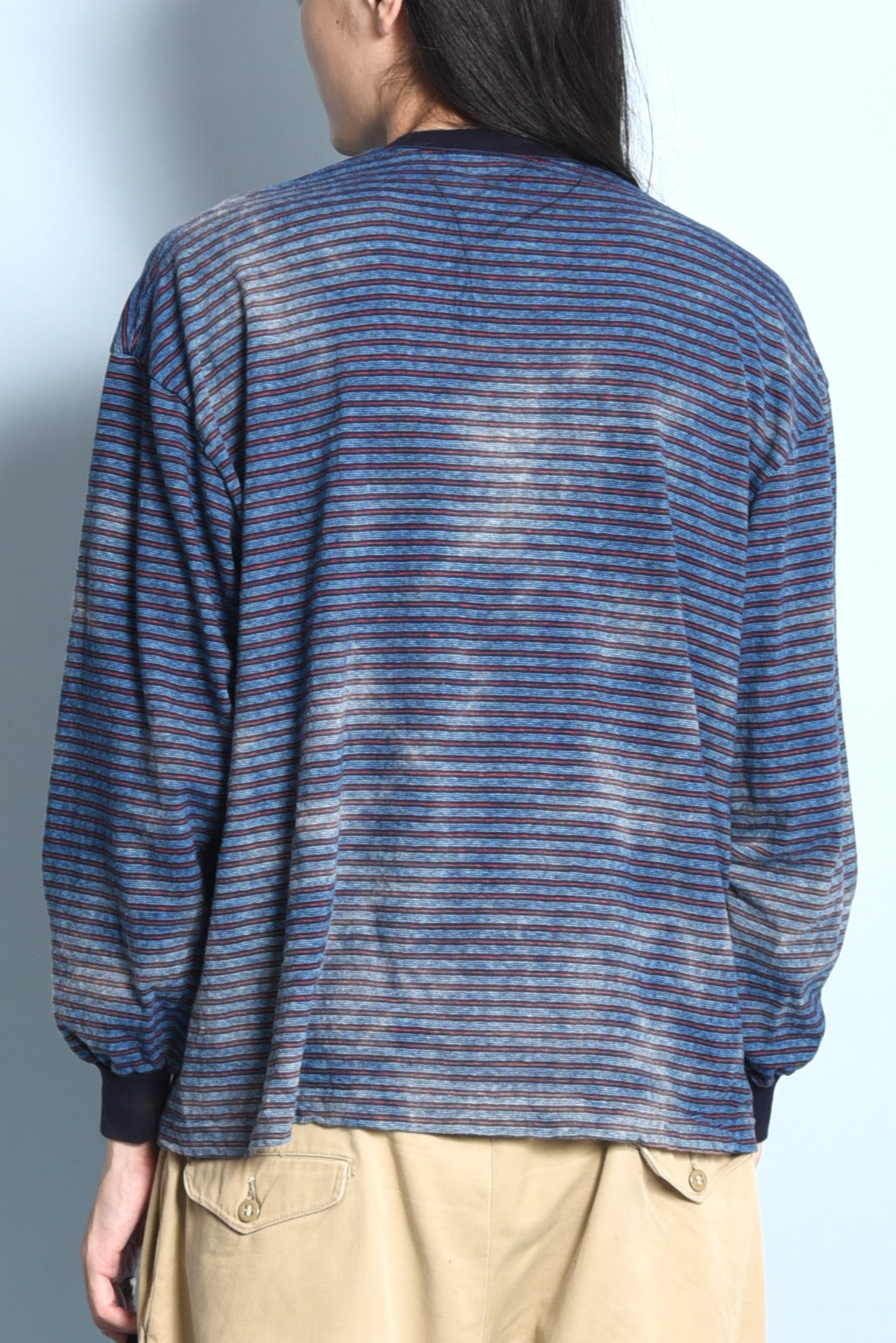 GIANT MULTI BORDER L/S TEE  DEL:2月