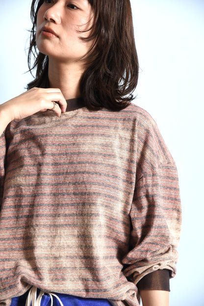 GIANT MULTI BORDER L/S TEE  DEL:2月