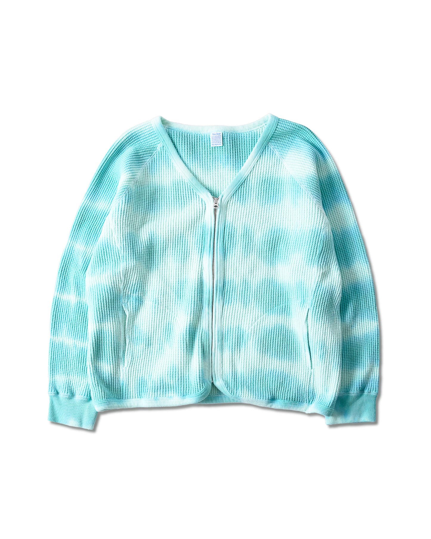 Max Weight Waffle Zip Cardigan(K-dye)