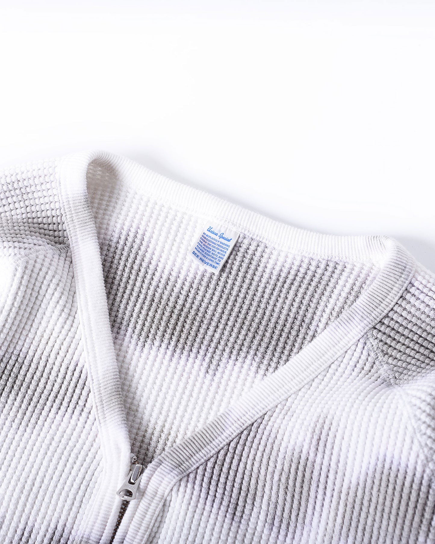 Max Weight Waffle Zip Cardigan(K-dye)