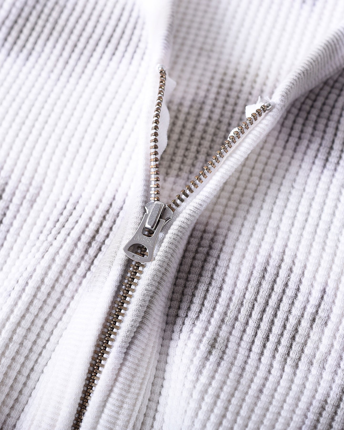 Max Weight Waffle Zip Cardigan(K-dye)