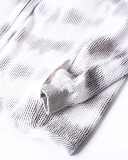 Max Weight Waffle Zip Cardigan(K-dye)