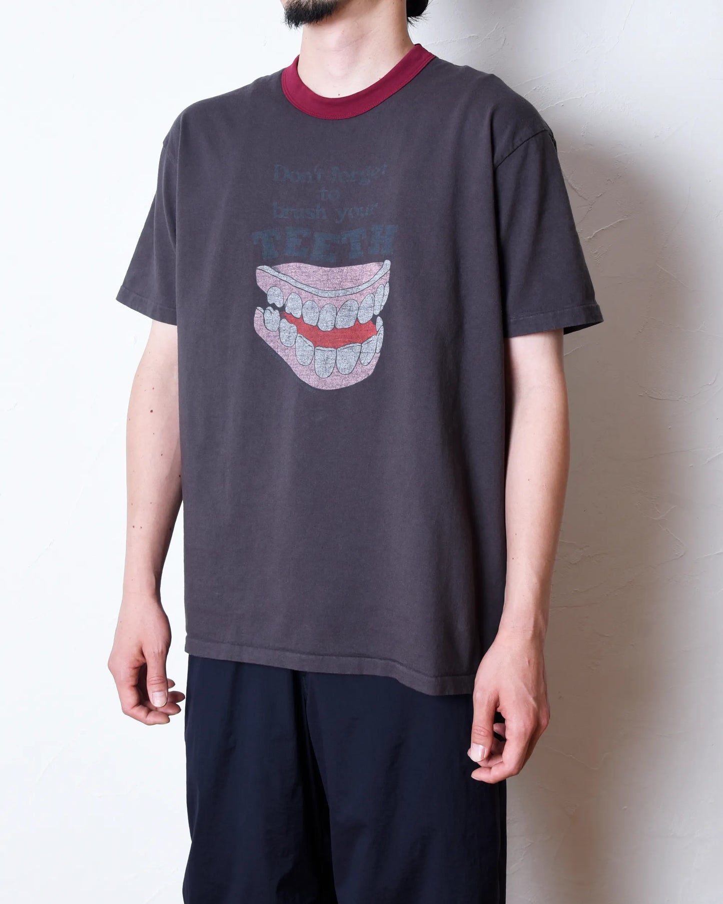 S/S NICKY RINGER TEE（TEETH)